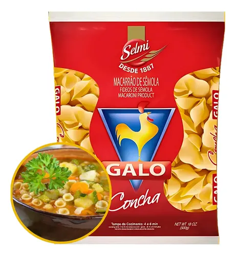 Galo Fid Semola Concha Caralolito 20x500