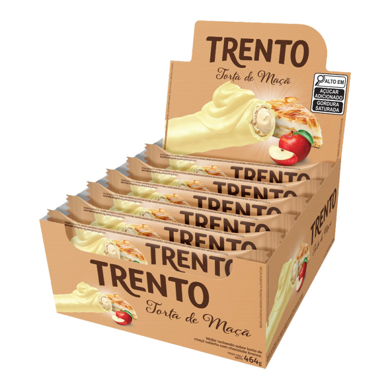 Chocolate Trento Relleno Torta de Manzana 29g