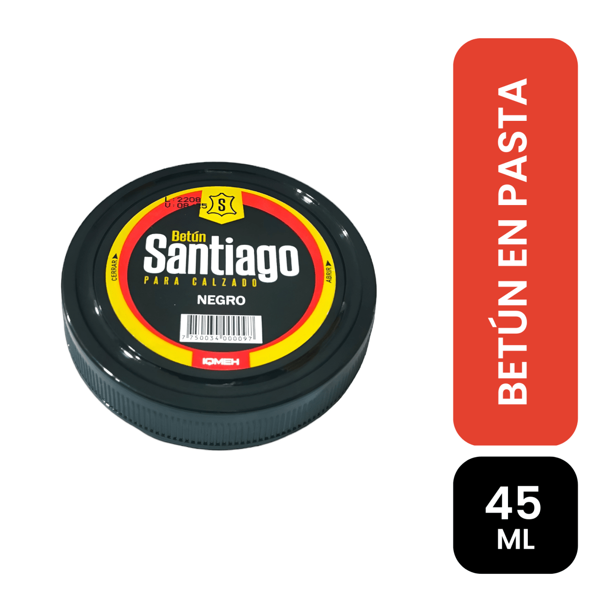 Betun Santiago Negro 45ml