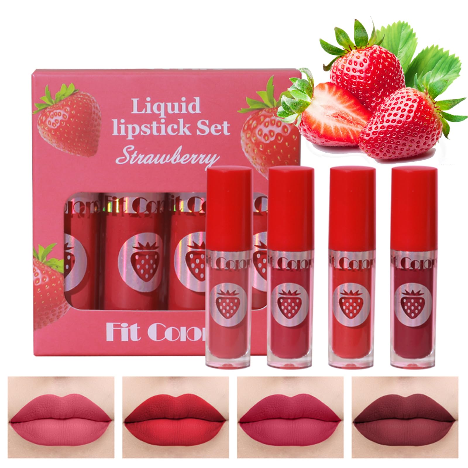 Labial Mate Rojo