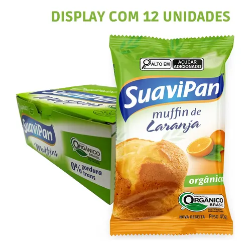 Muffing Suavipan Naranja 12x40