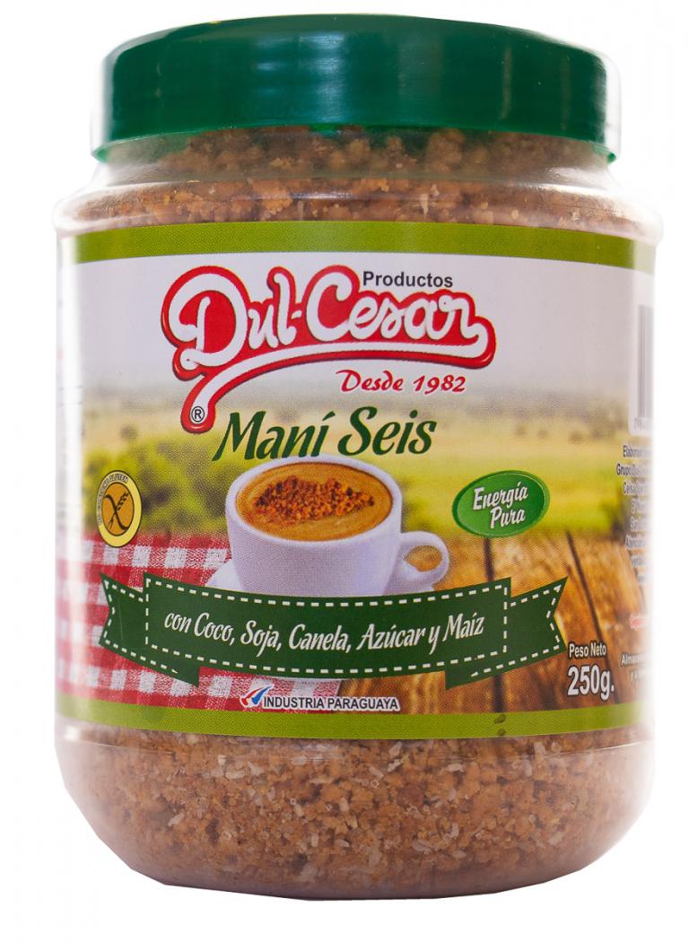 Maní Seis Coco Canela Azúcar 500g