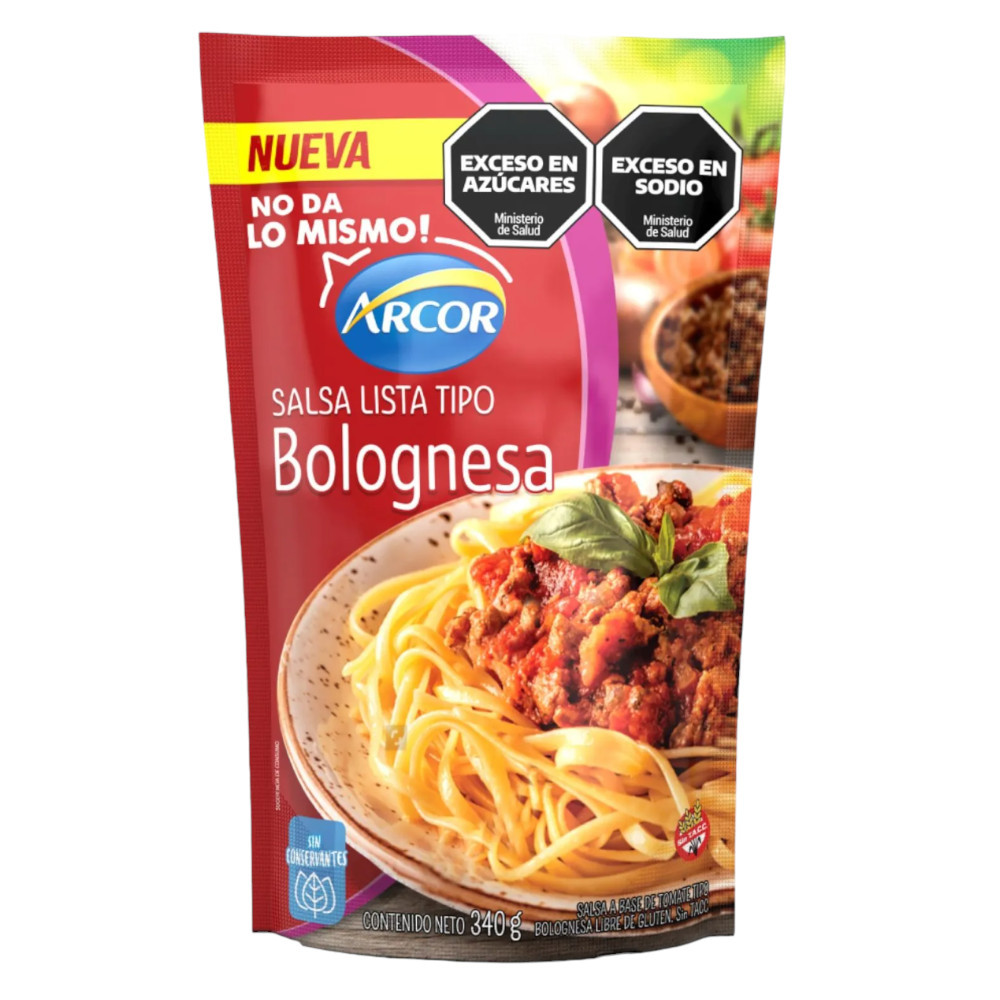 Salsa Bolognesa Arcor 24x340