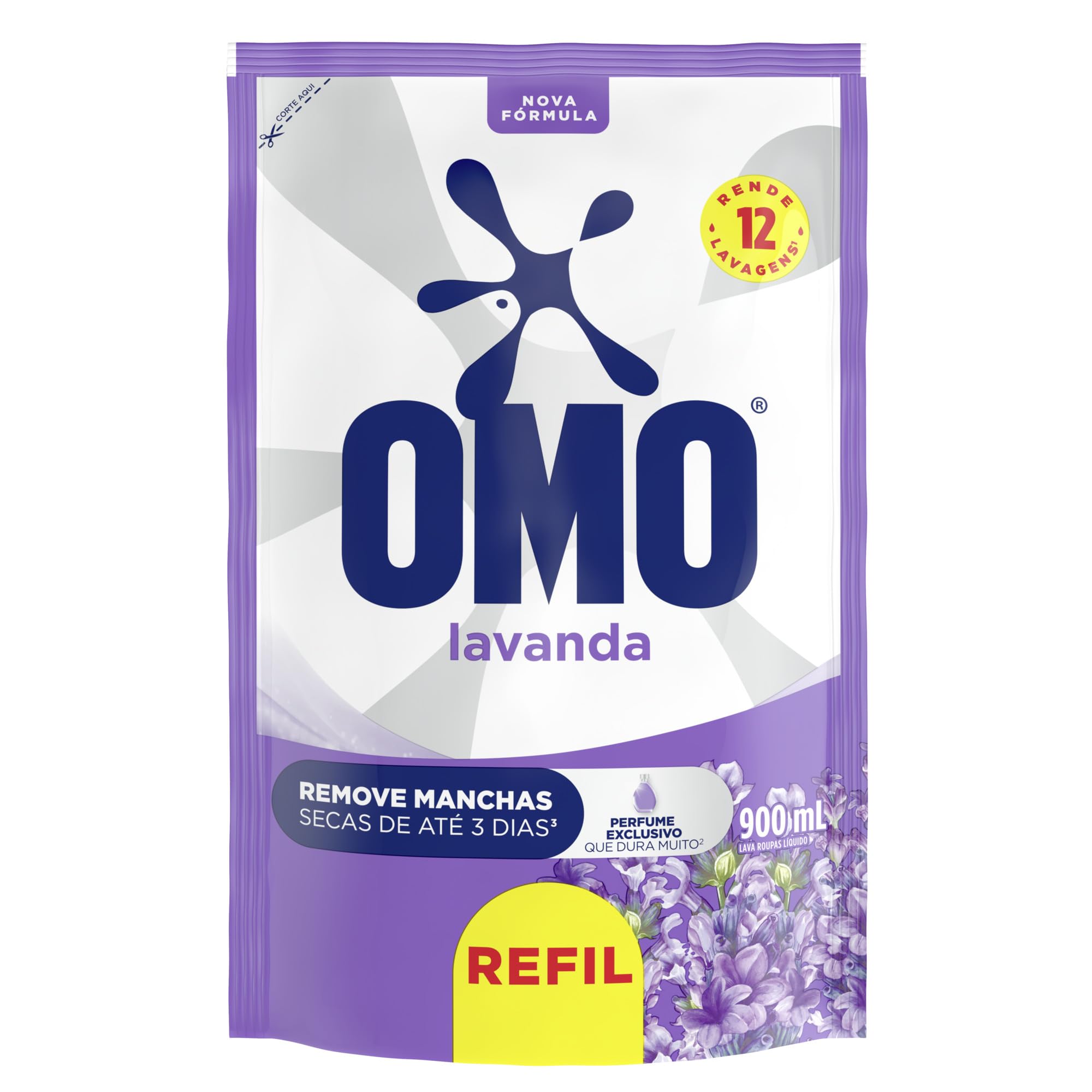 Omo Dt Líquido Lavanda Doyp 12x900ml