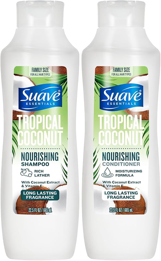 Suave Shampoo Crema Nutricion Coco 8x930ml