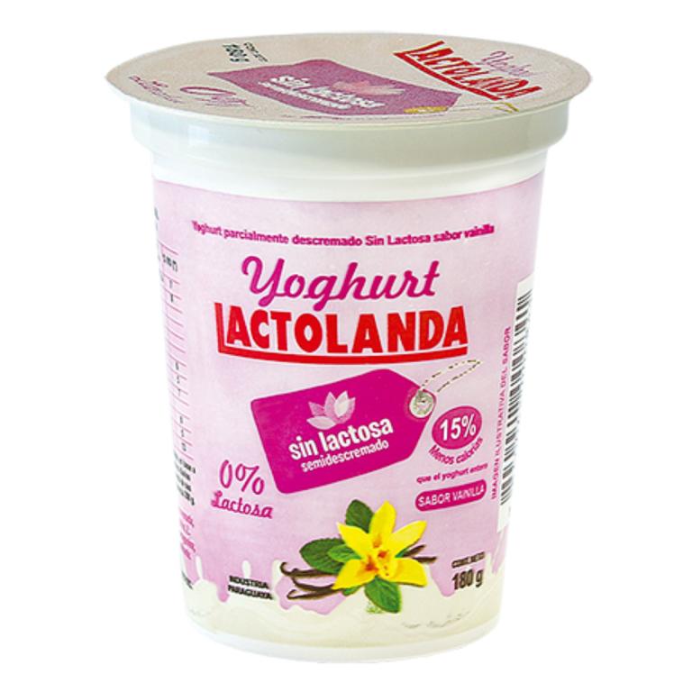 Yoghurt sin Lactosa Vainilla Lacto 180g