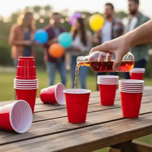Vaso Rojo 200ml x50