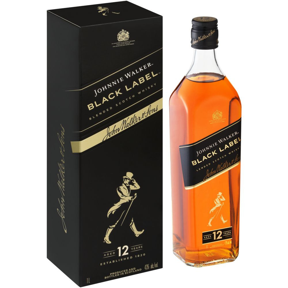 Johnnie Walker Black Label 1L