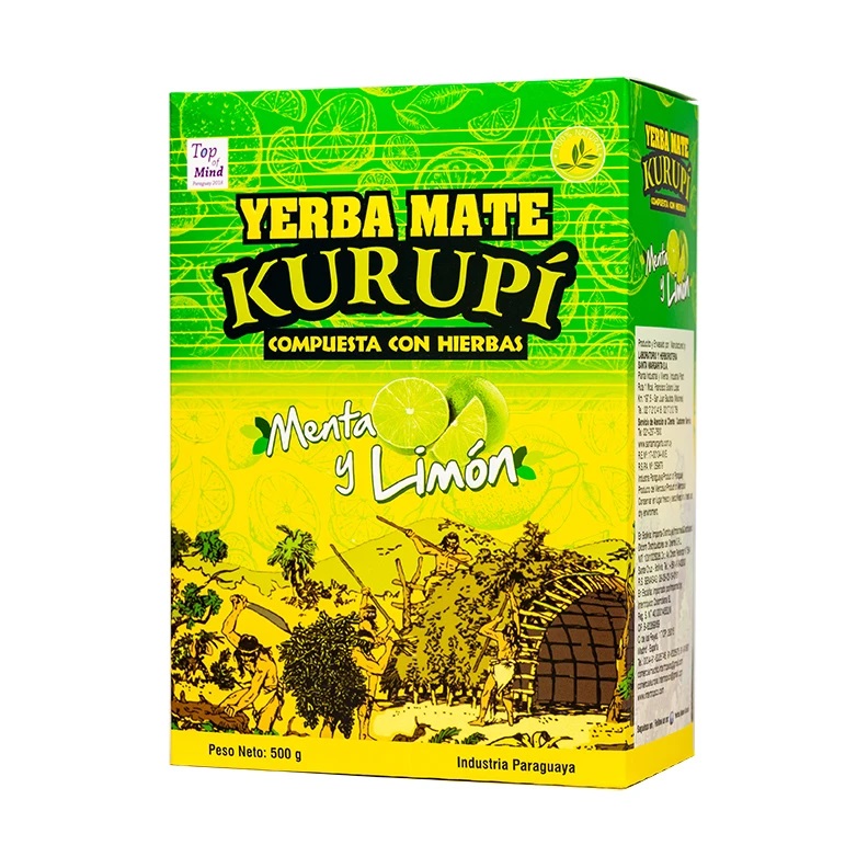 Yerba Mate Menta y Limón x 500g