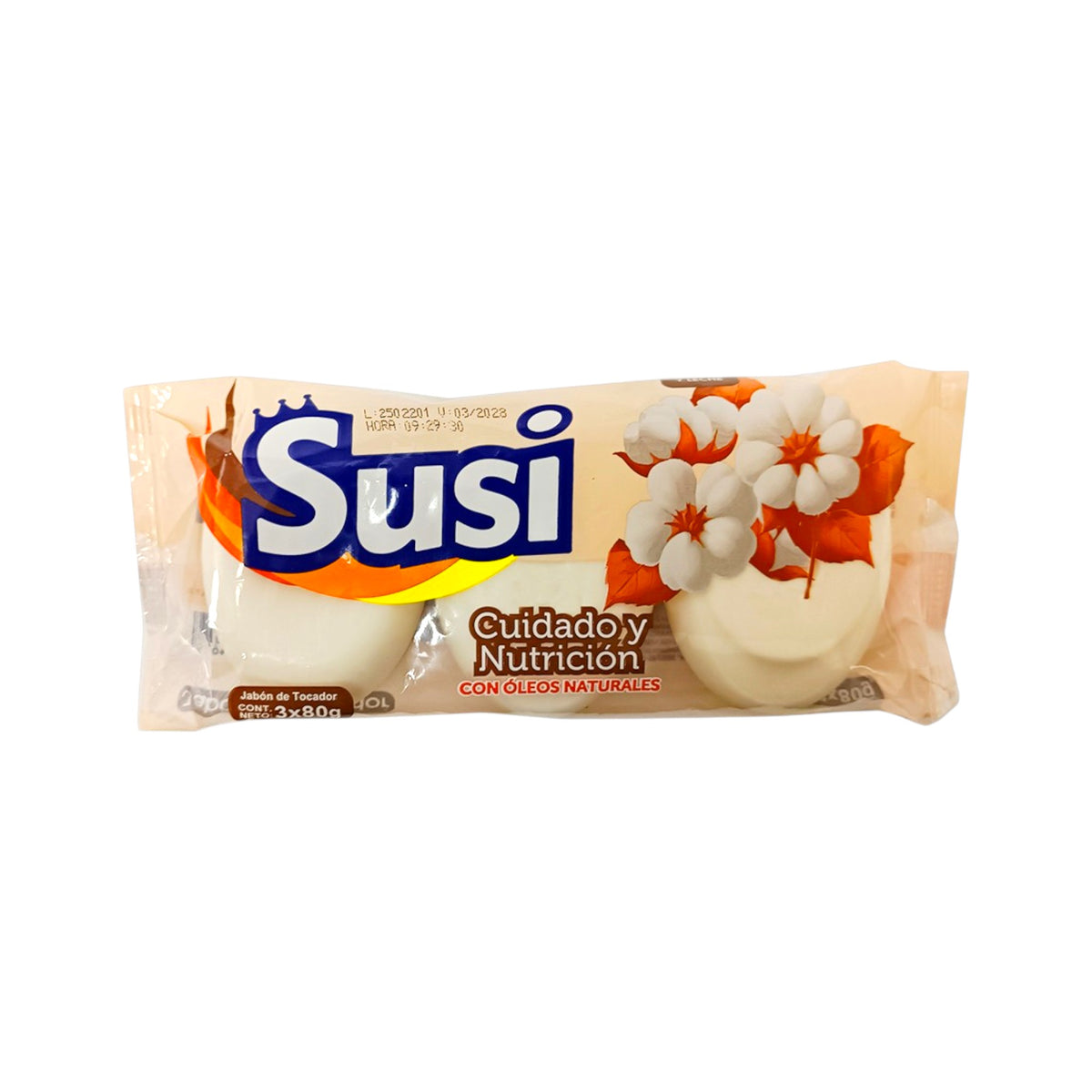 Pack Jt Susi F de Algodon/lec 3x80g