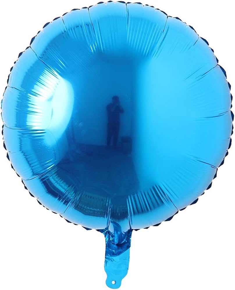 Globo Infantil Redondo Plata 18