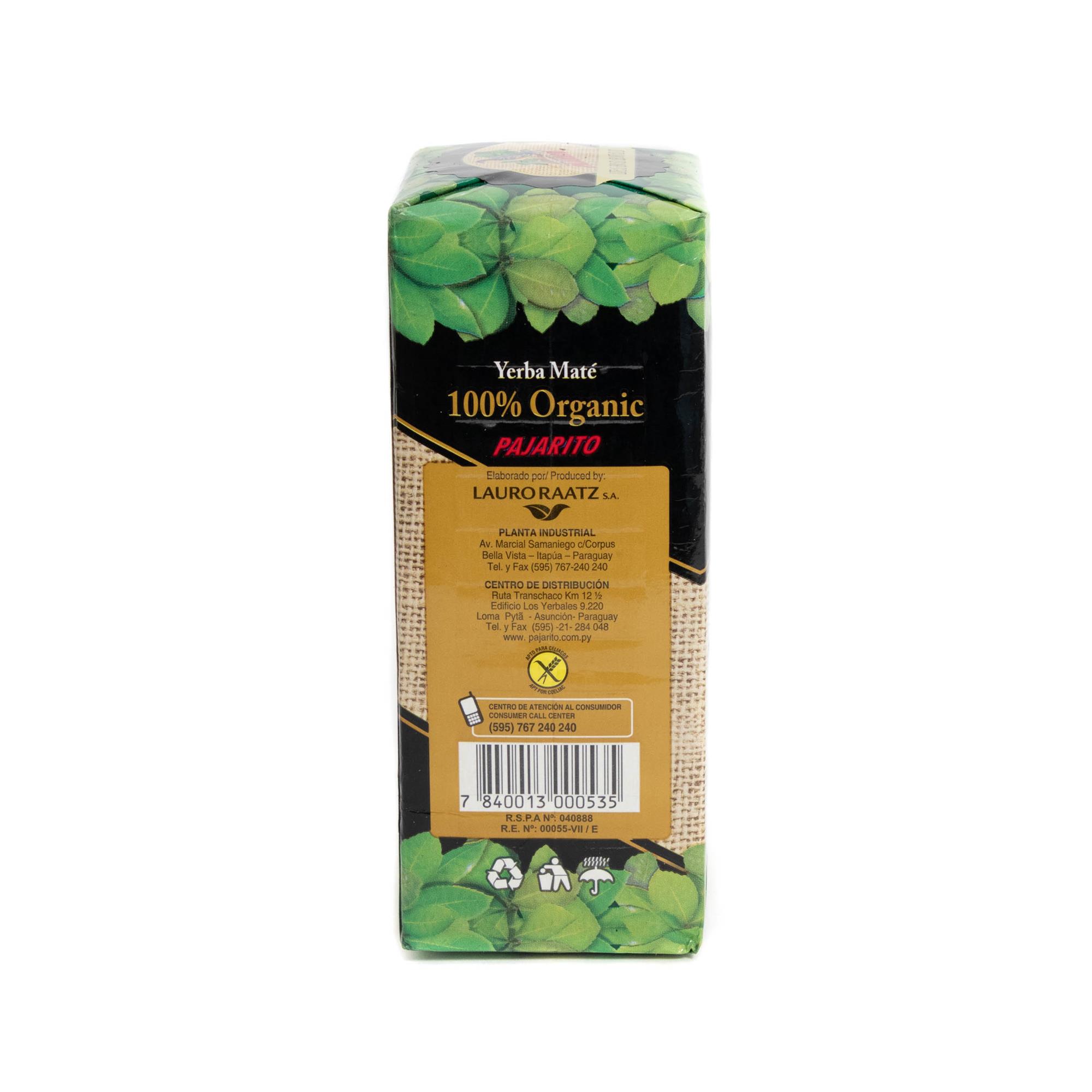 Paj. Promo Yerba Orgánica G 10x500