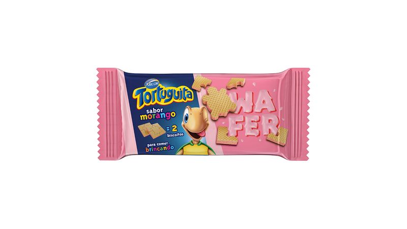 Tortuguita Wafer Frutilla 85g