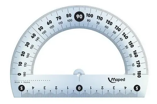 Regla 180° Maped 10cm