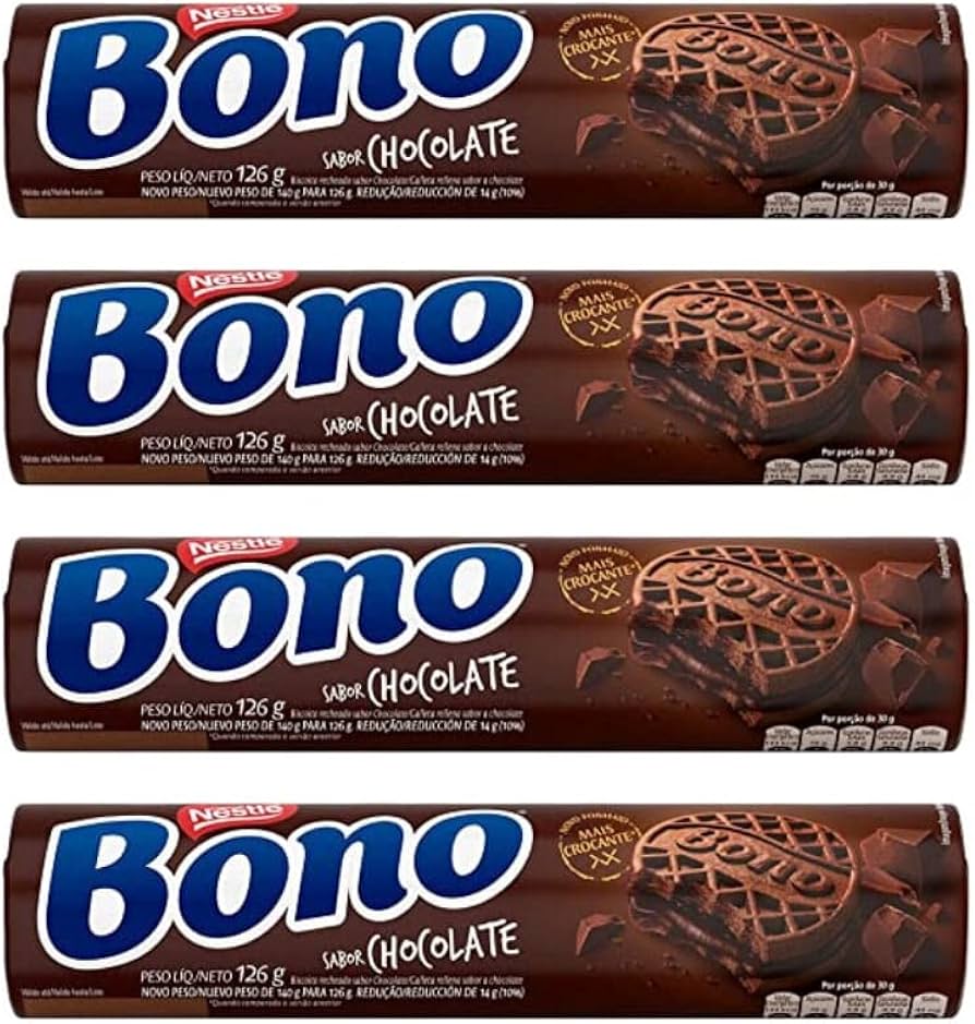 Bono Mini Galleta Chocolate Relleno 60x36g