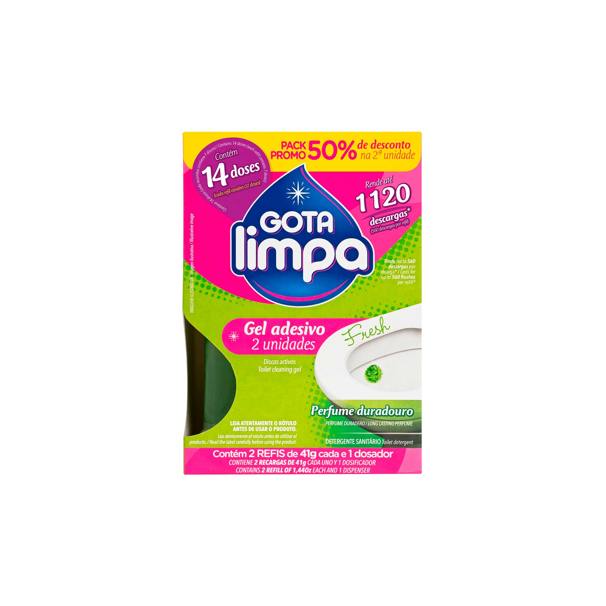 Gel Adhesivo Gota Limpia Fresh 41g