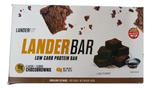 Landerfit Barrita Sabor Chocobrownie Low