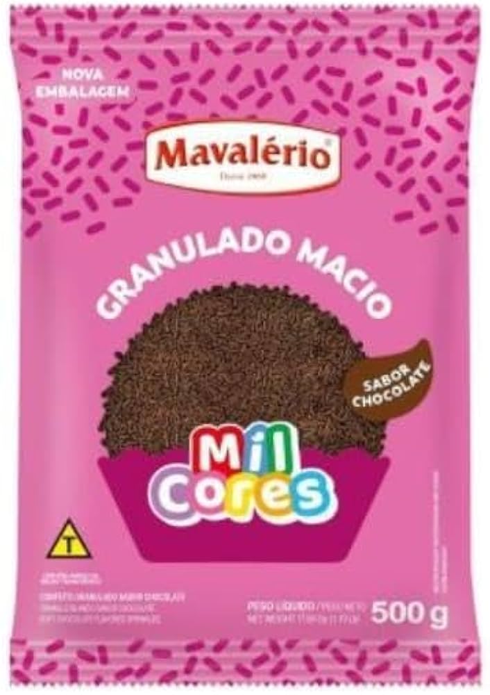 Confeti Granulado Chocolate 40x120g