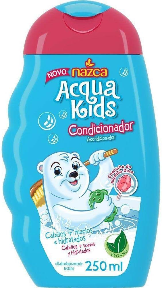 Kit Capilar Acqua Kids Shampoo + Acondicionador Algod 250ml