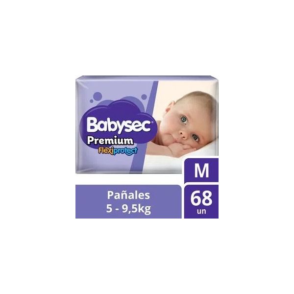 Babysec Pan Premium Jumbo Med 4-68un