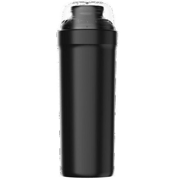 Termo Cristal con Rosca Negro 1L