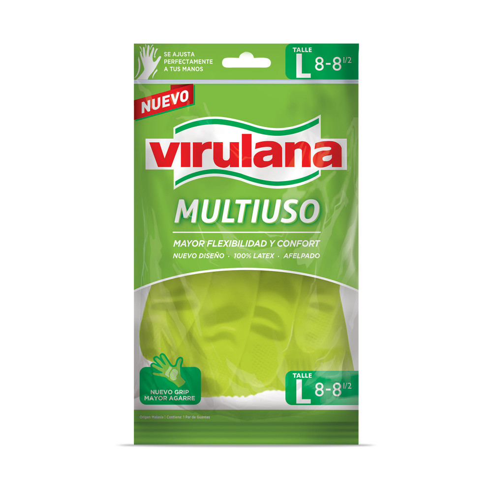 Virulana Guante Multiuso Grnde x30