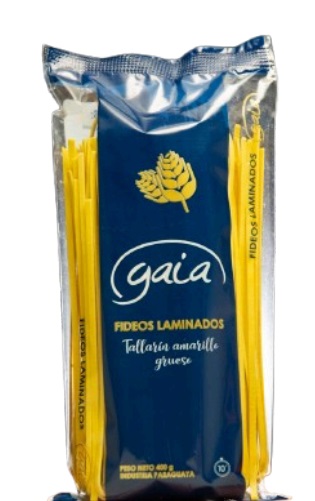 Tallarin Grueso Amarillo Gaia 400g