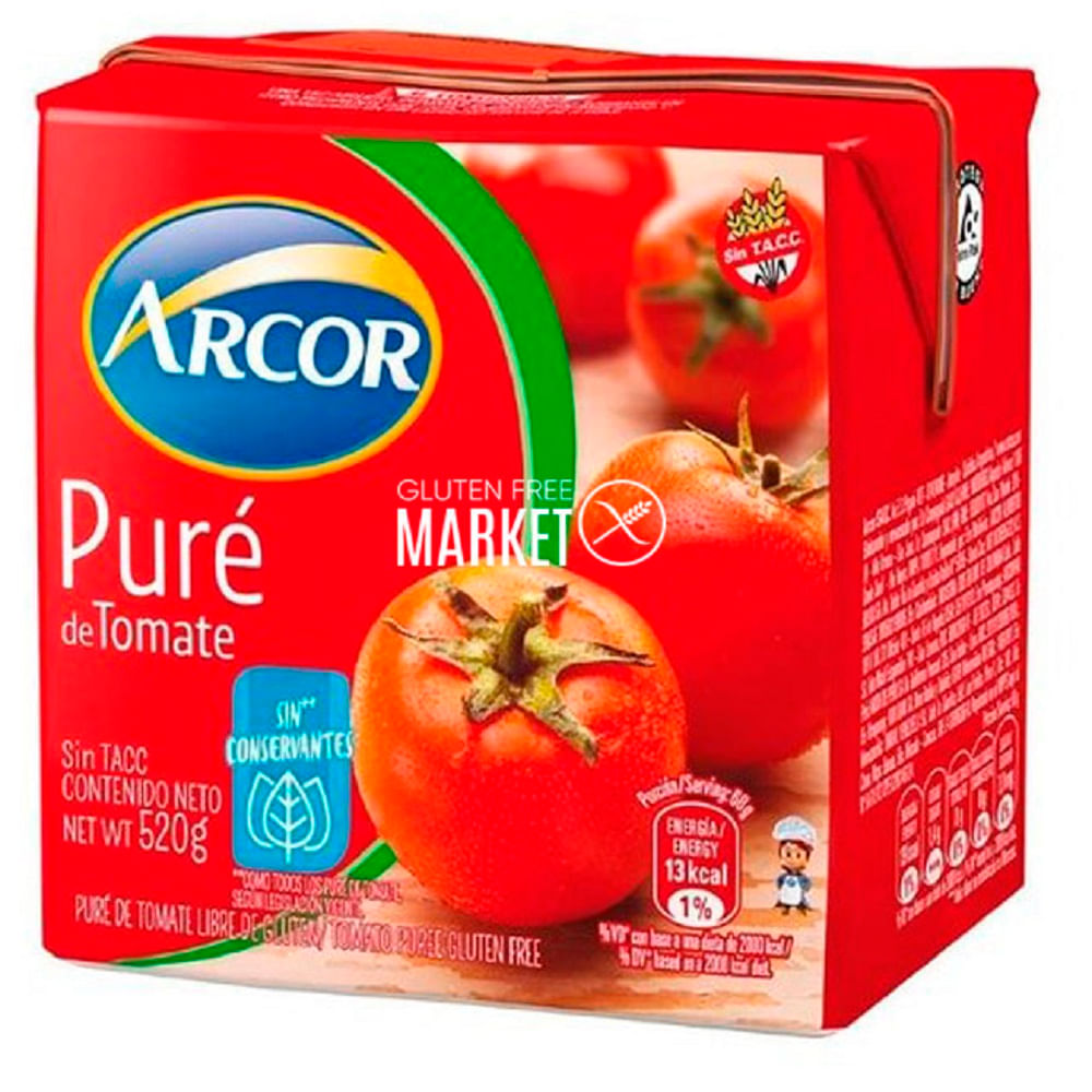 Des Puré de Tomate Arcor Des 12x520g