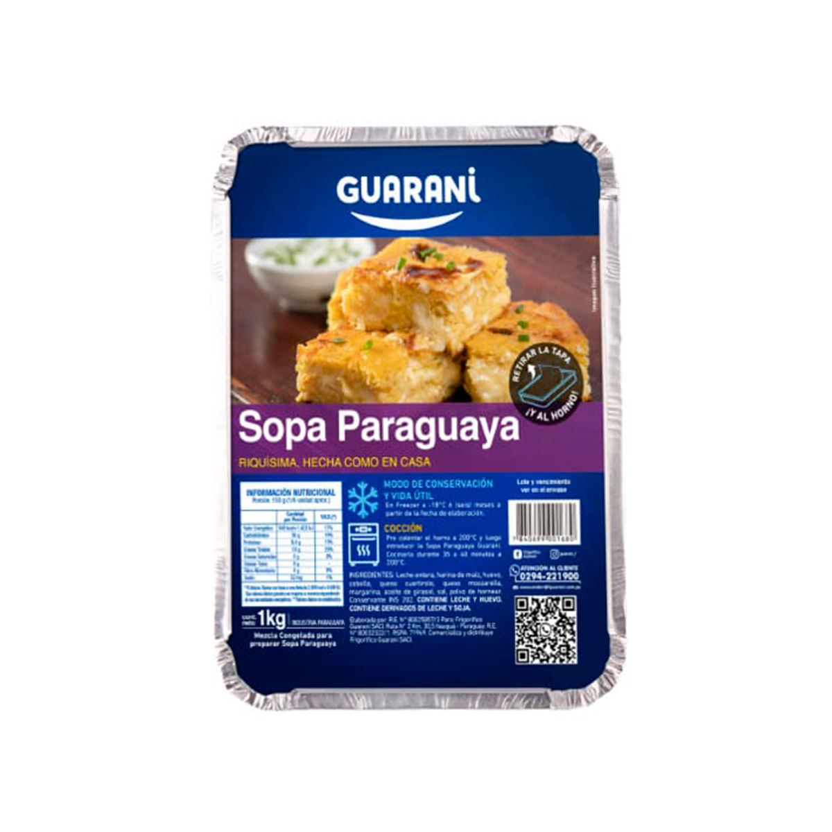 Sopa Paraguaya Guarani 1kg