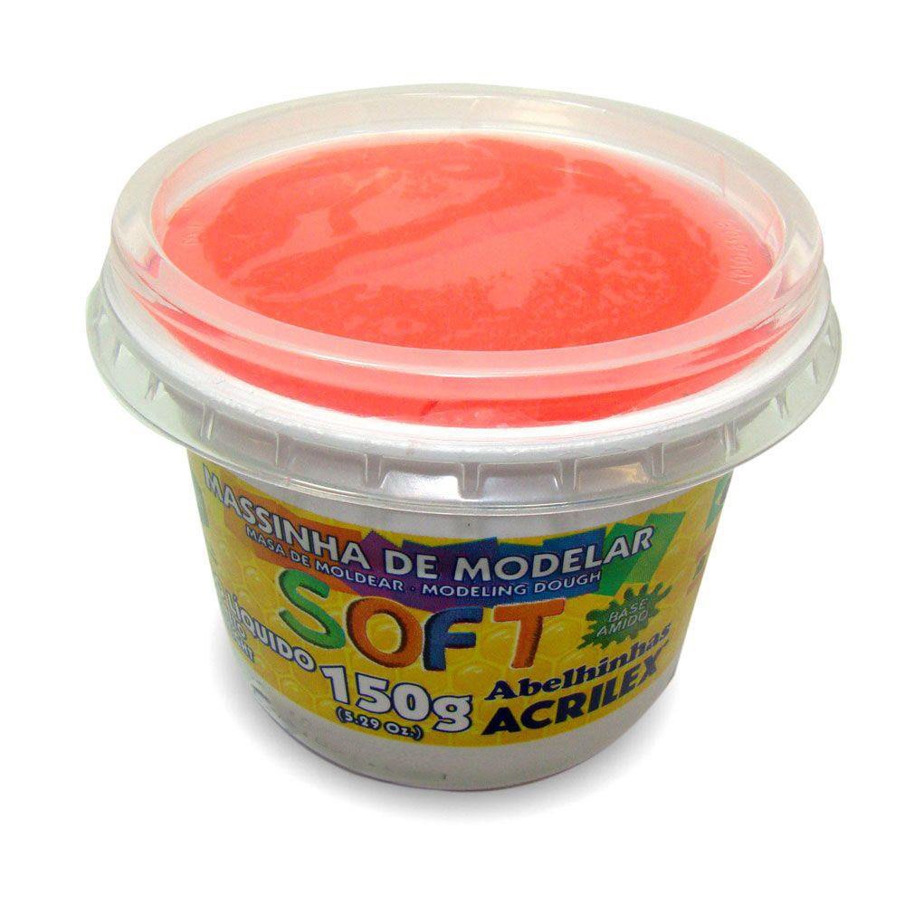 Plastilina Soft Rojo Acrilex 150g