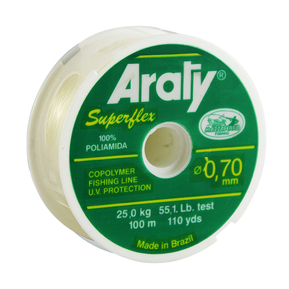 Hilo Nylon Araty Blanco 0,70mm 100m
