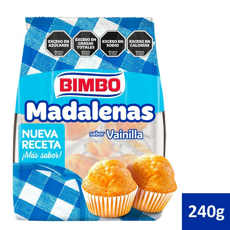 Madalenas Vainilla Bimbo 240g