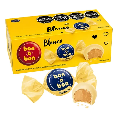 Bombon Oblita Blanco Display 12x15g