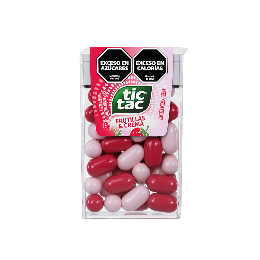 Tic Tac Pastillas Frutilla Cream x 12unit