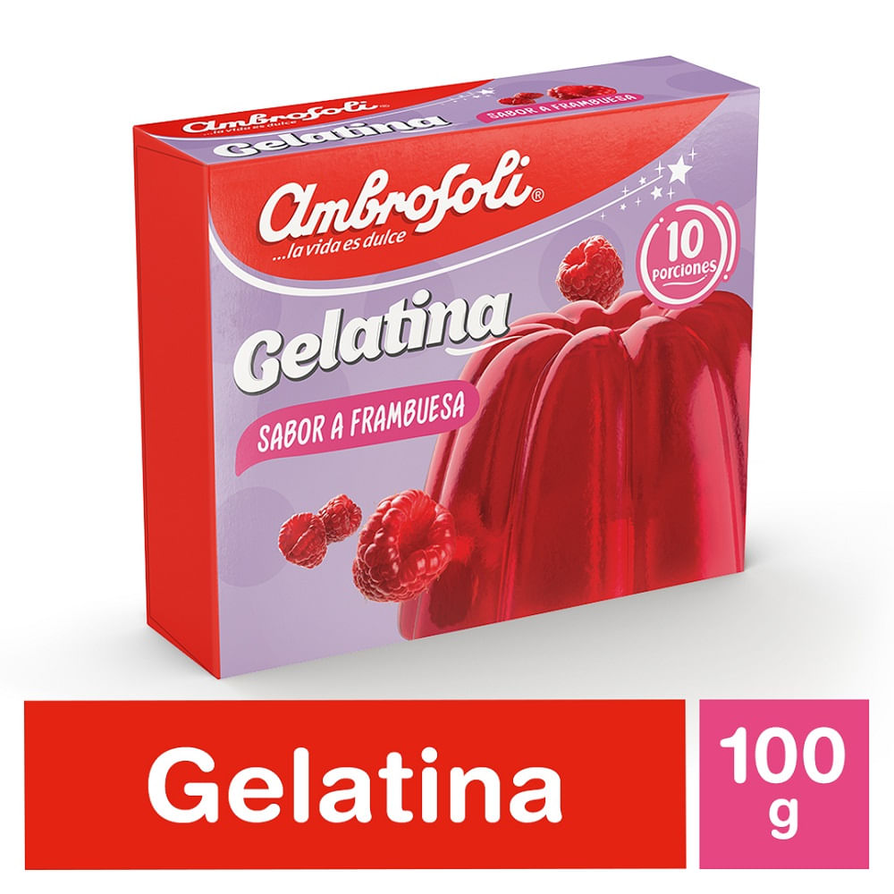 Gelatina Amb Frutilla 100g
