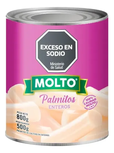 Palmito Ent Lata Neto 800g